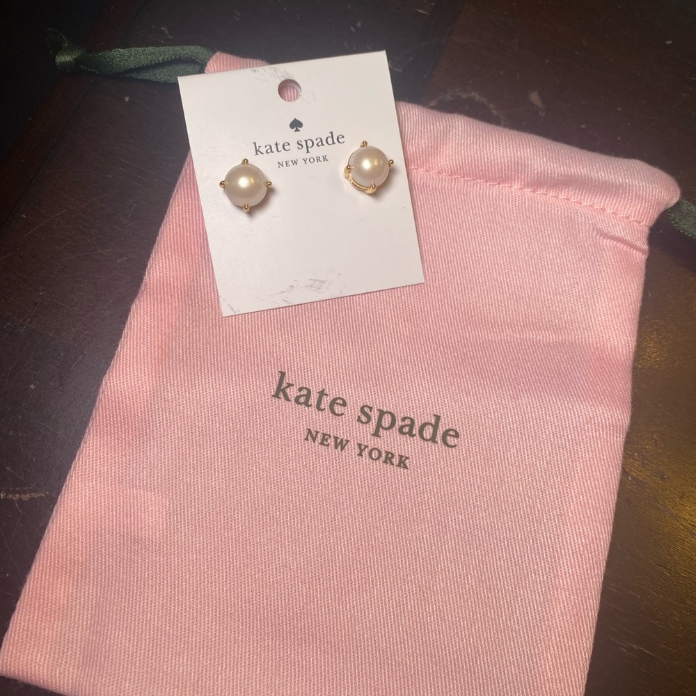 Kate Spade Pearl Stud Earrings